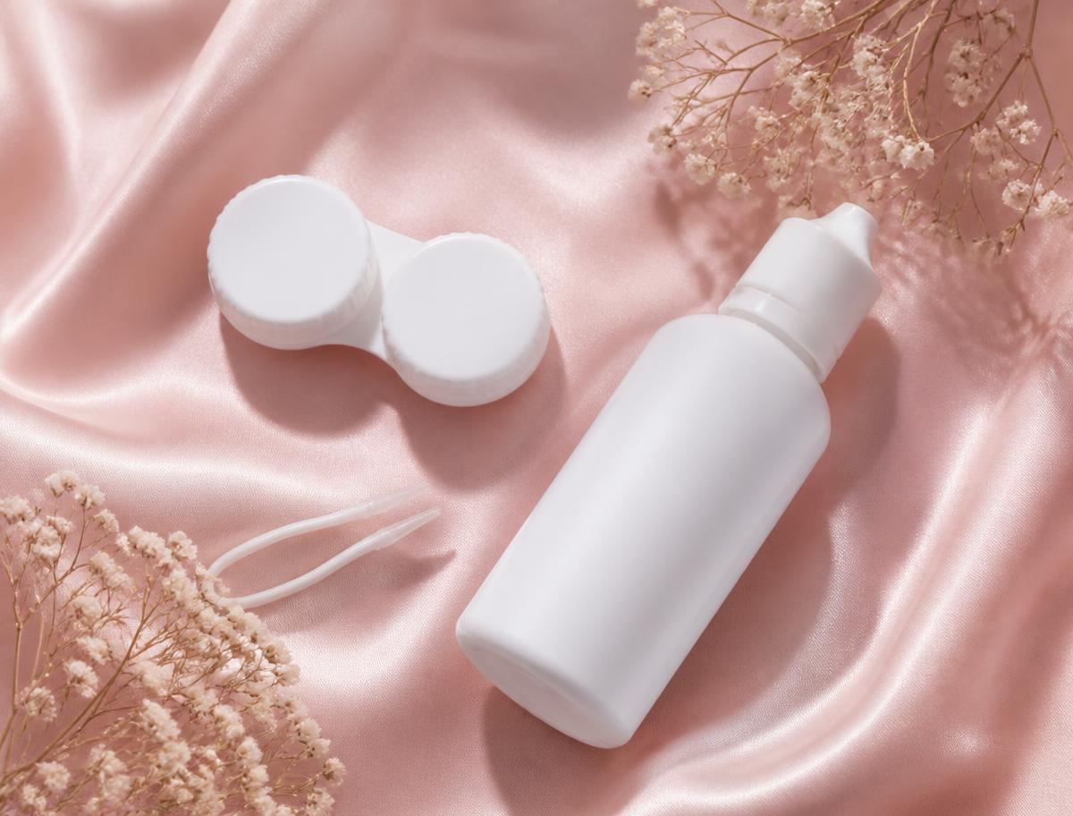 The Lenz Bar starter kit with lens case and solution